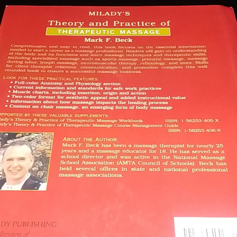 MILADY'S Theory and Practice of THERAPEUTIC MASSAGE Mark F. Beck